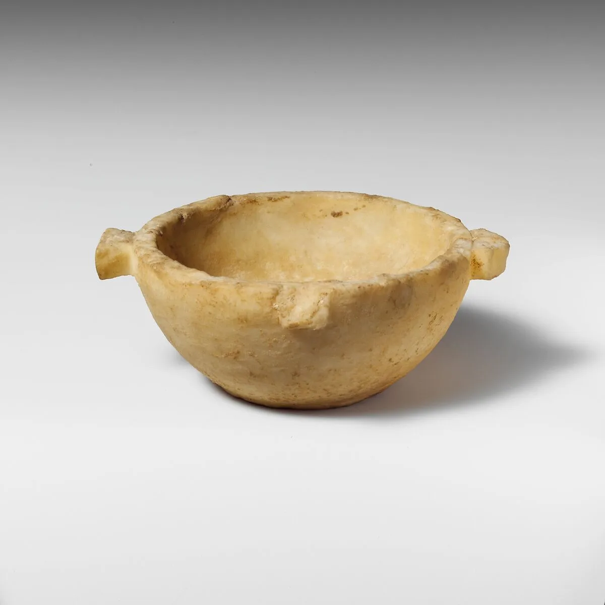 Alabaster mortar or deep bowl — Unknown