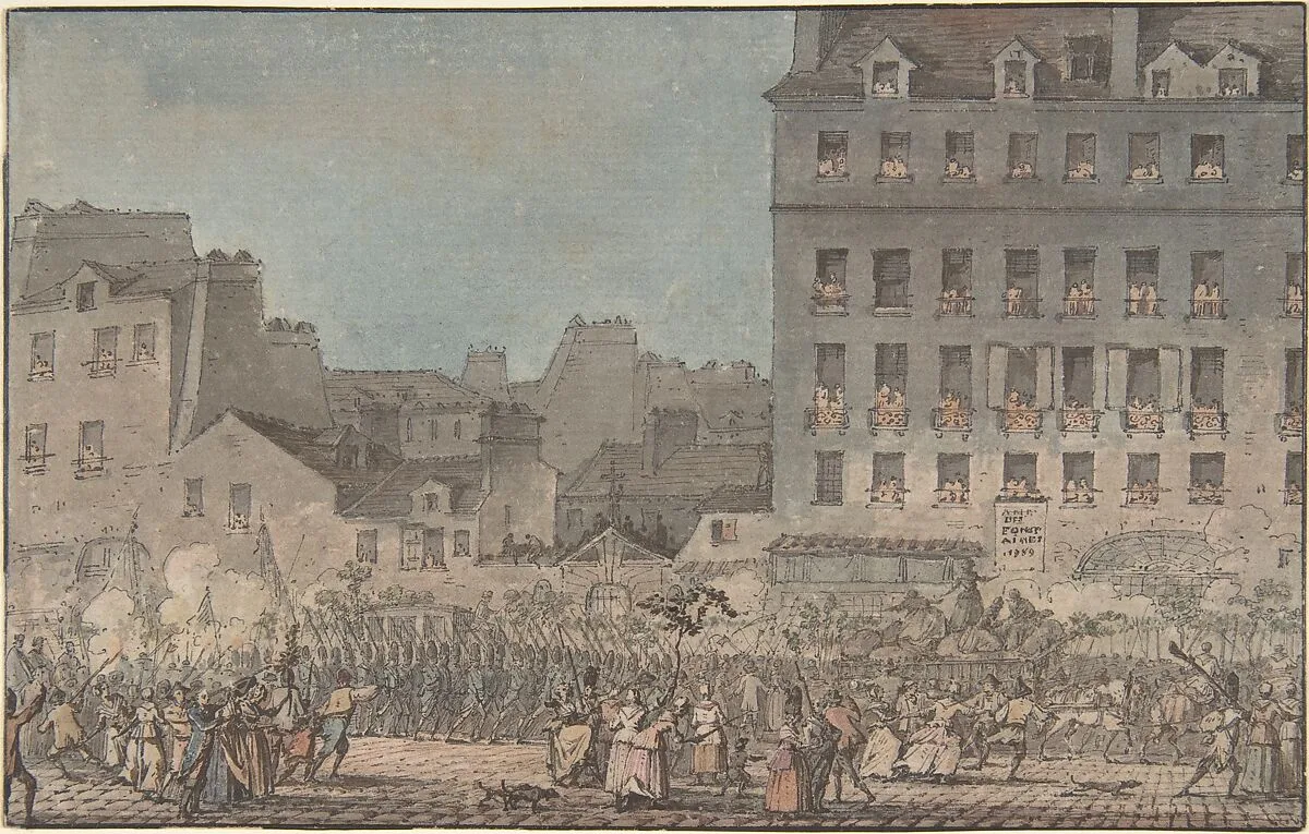Louis XVI Entering Paris, October 6, 1789 — Jacques François Joseph Swebach