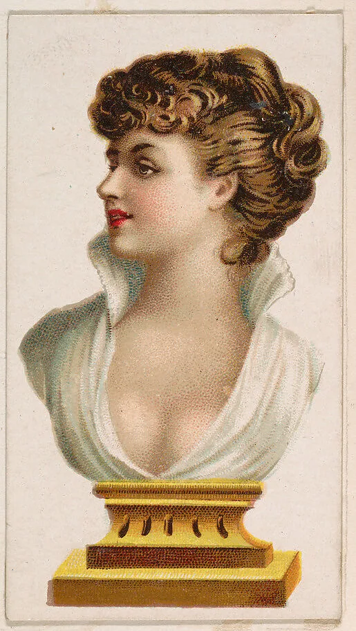 Statue, from the Novelties series (N228, Type 5) issued by Kinney Bros. — Kinney Brothers Tobacco Company