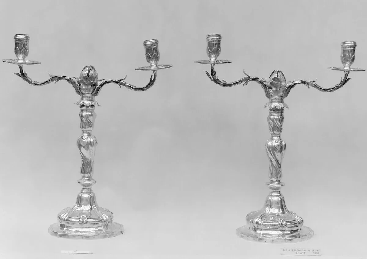 Candlestick (one of a pair) — Unknown