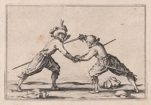 Le Duel a l'Épée (The Duel with Swords), from Les Caprices Series B, The Nancy Set