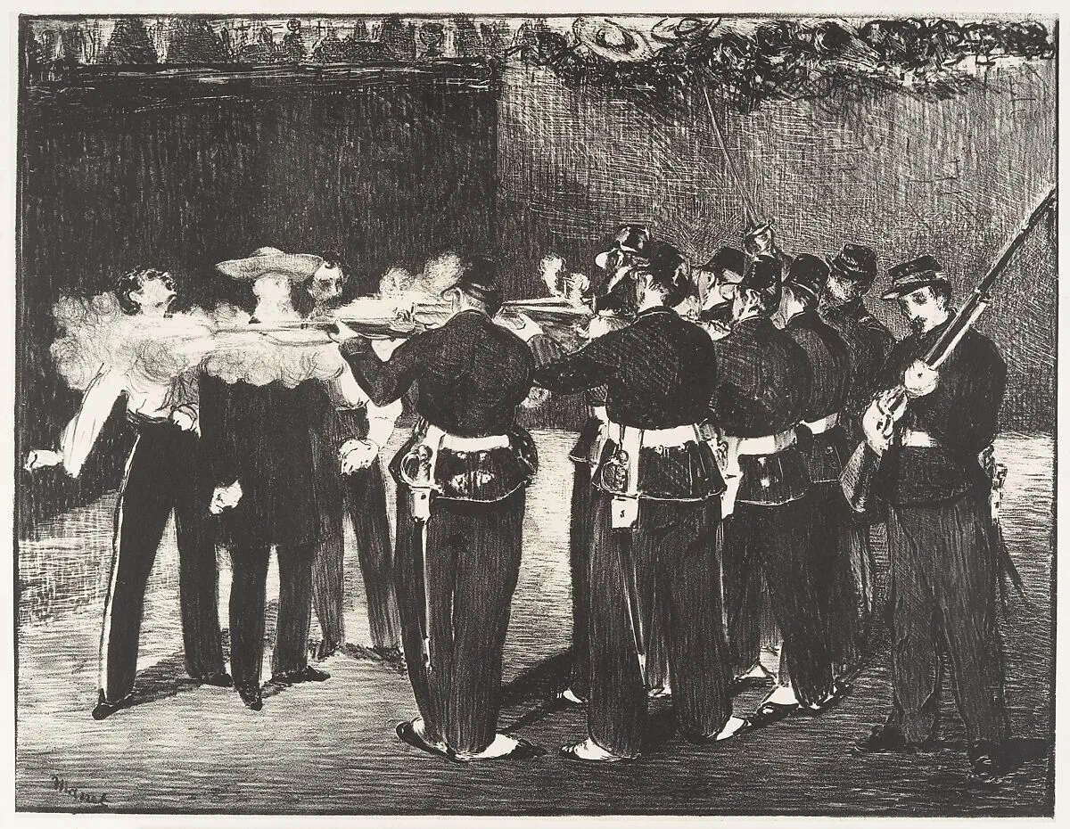 The Execution of Maximilian — Edouard Manet