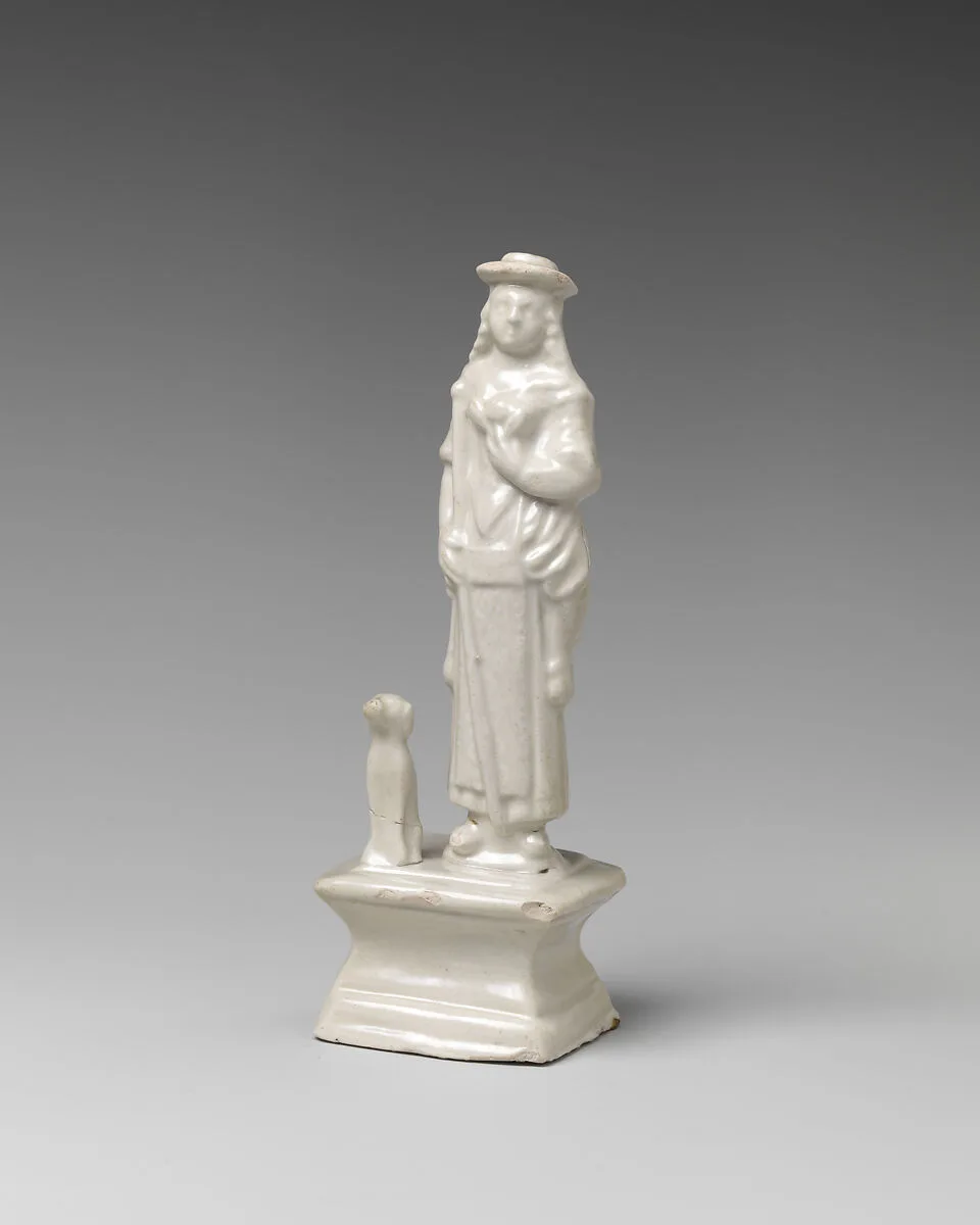 Lady — Thomas Whieldon factory, Stoke-on-Trent, Fenton Vivian, Staffordshire