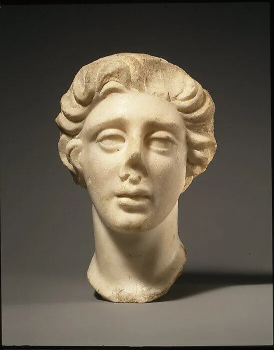 Marble head of a man — Unknown