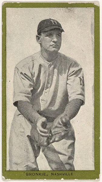 Bronkie, Nashville, from the Baseball Players (Green Borders) series (T211) issued by Red Sun Cigarettes — Red Sun Cigarettes