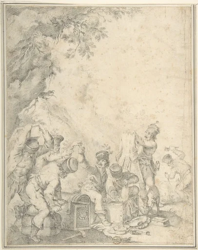 Brigands: Design for an Engraving
