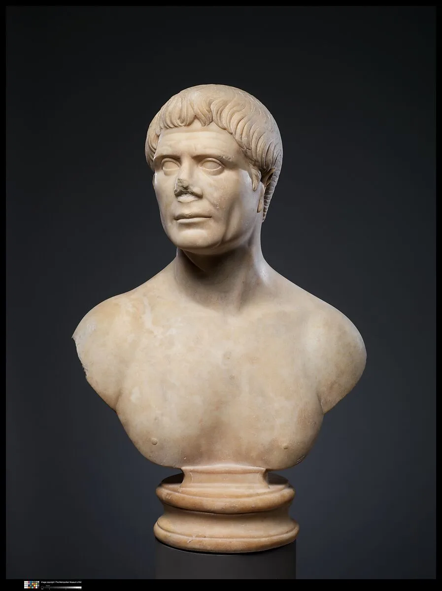 Marble portrait bust of a man — Unknown