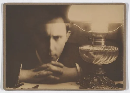 [Self-Portrait, "Collapse, with Lamp", Zakopane]