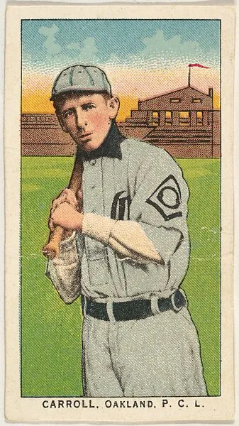 Carroll, Oakland, Northwestern League, from the "Obak Baseball Players" set (T212), issued by the American Tobacco Company to promote Obak Mouthpiece Cigarettes — American Tobacco Company