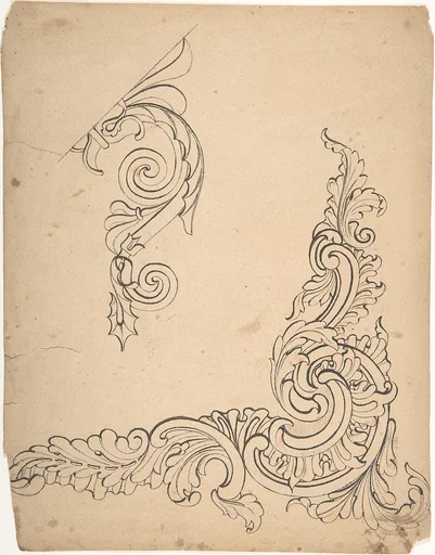 Designs for borders and corners, acanthus