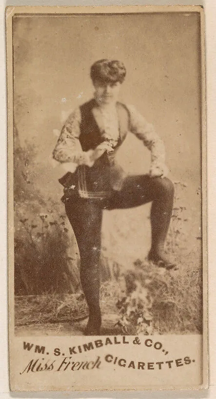 Miss French, from the Actresses series (N203) issued by Wm. S. Kimball & Co. — William S. Kimball & Company