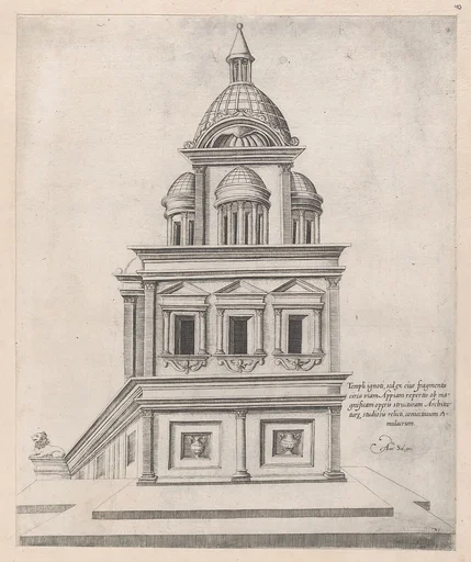 Speculum Romanae Magnificentiae: Temple near the Appian Way