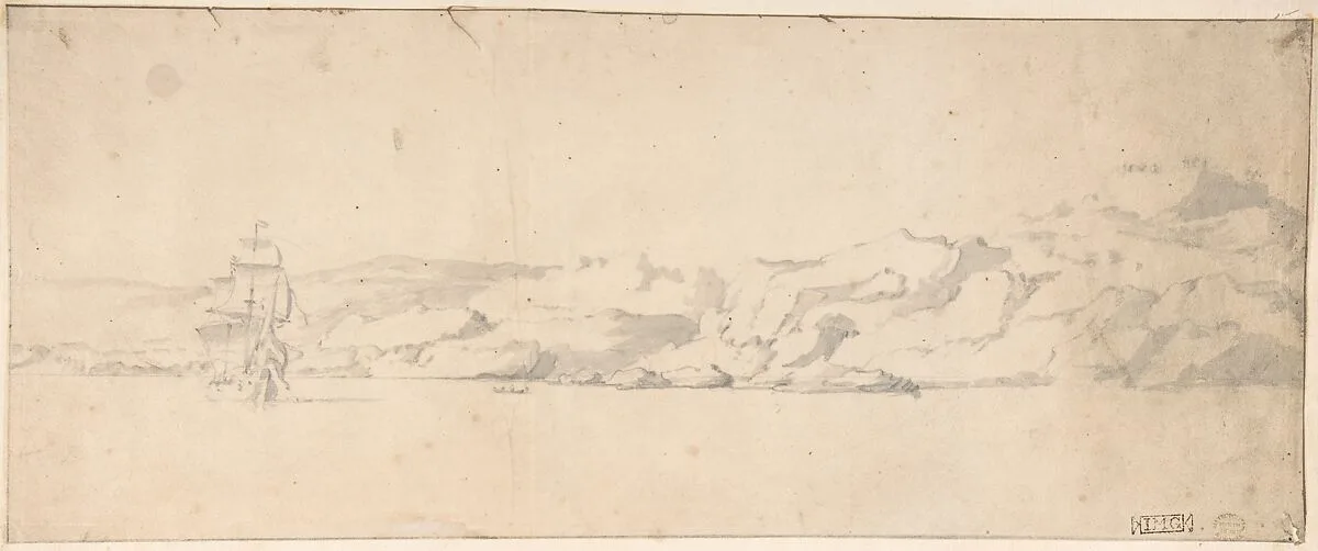 Coast Scene — Willem van de Velde II