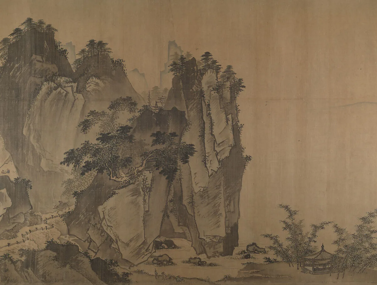 明 佚名 舊傳夏珪 長江萬里圖 卷 (後半)|Second half of Ten Thousand Li of the Yangzi River — Unidentified artist