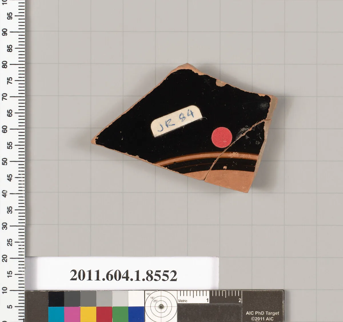 Terracotta fragment of a stemless kylix (drinking cup) — Unknown