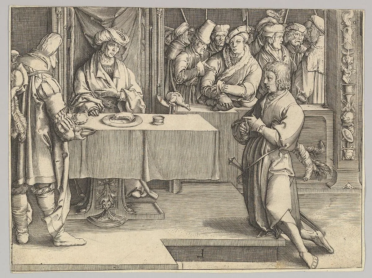 Joseph Interpreting Pharaoh's dreams (copy) — Lucas van Leyden
