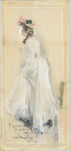 Woman in White — Howard Chandler Christy