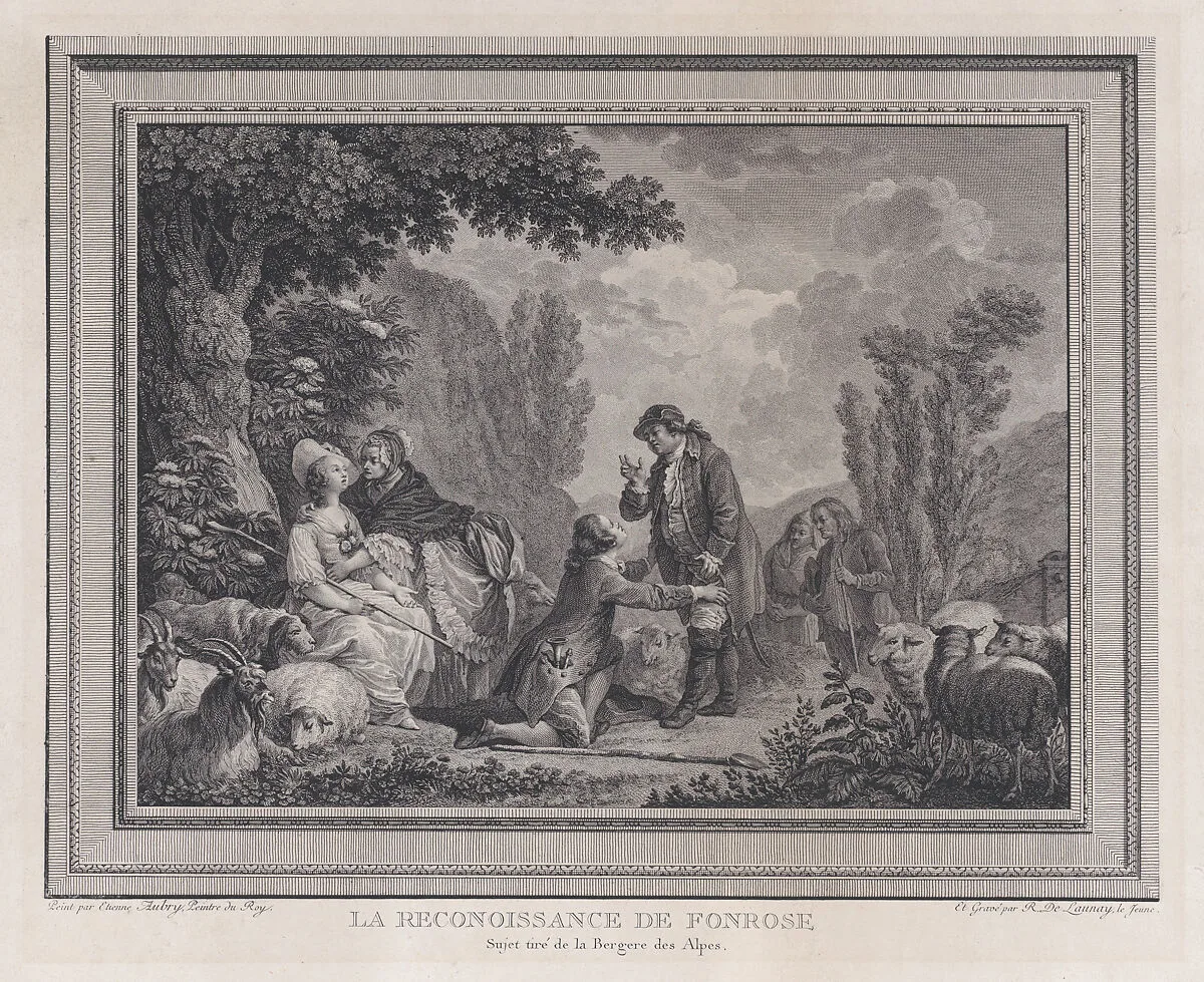 La reconoissance de Fonrose — Etienne Aubry|Robert de Launay