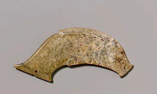 商至西周 玉魚|Plaque in the Shape of a Fish — Unknown