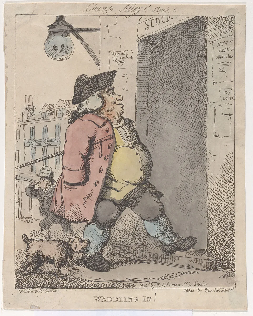 Waddling In! — Rudolph Ackermann, London|Thomas Rowlandson|George Murgatroyd Woodward