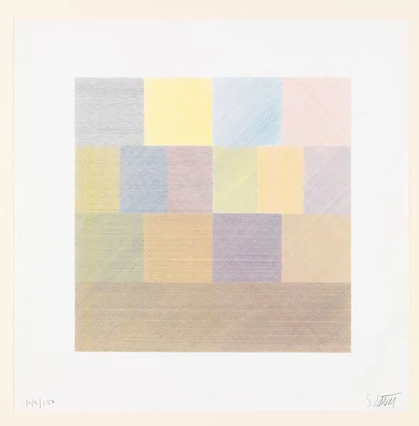 Untitled, from Composite Series — Sol LeWitt|Sarah Lawrence Art Press|John Campione