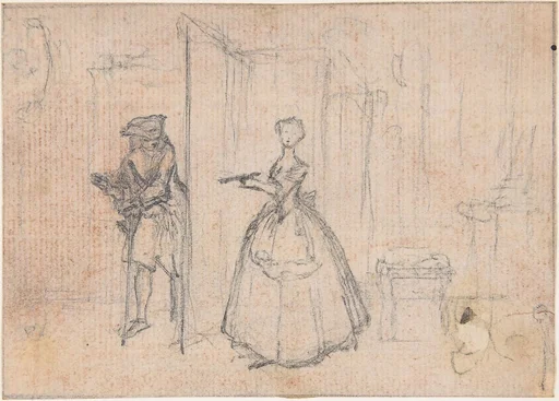 Study for an Engraving of "Songs in the Opera of Flora"