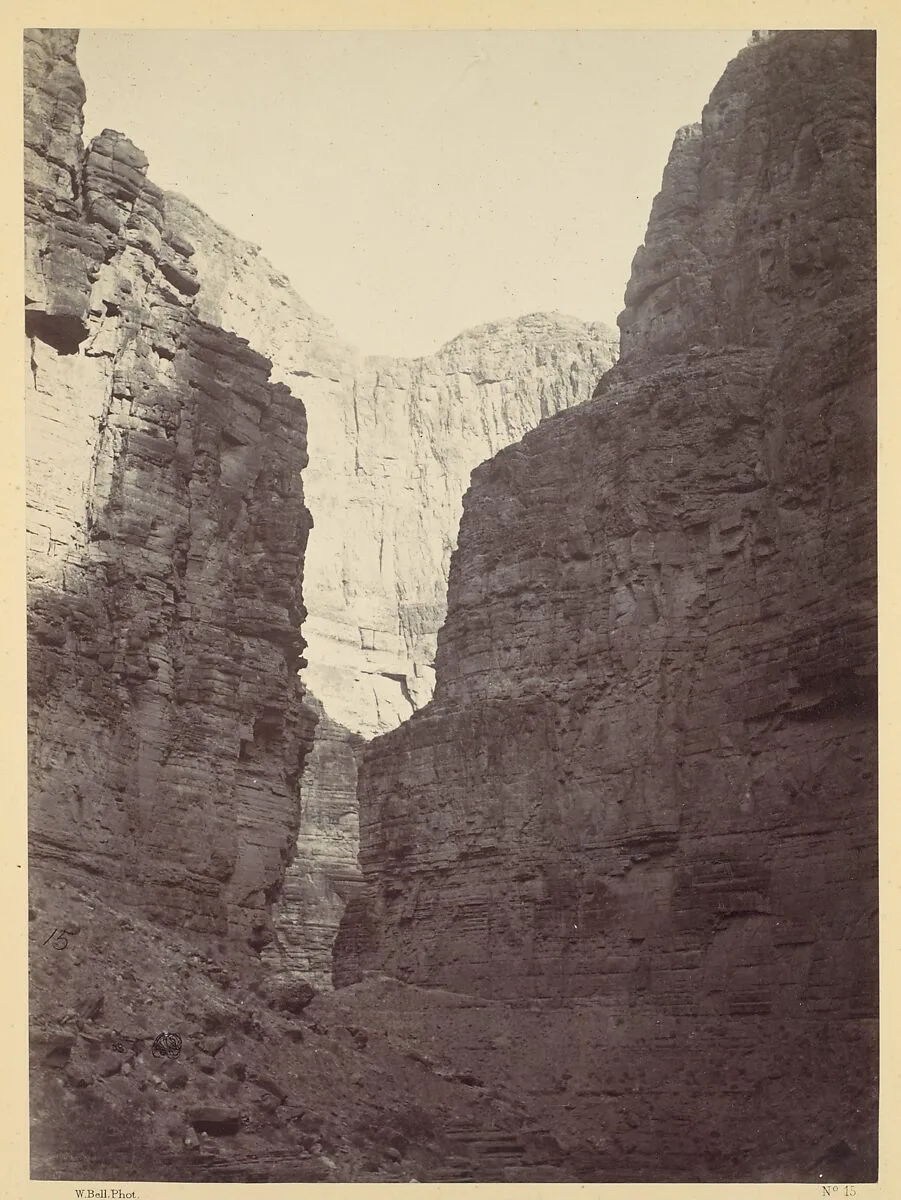 Limestone Walls, Kanab Wash, Colorado River — William Bell