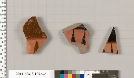 Terracotta fragments of amphorae (jars)