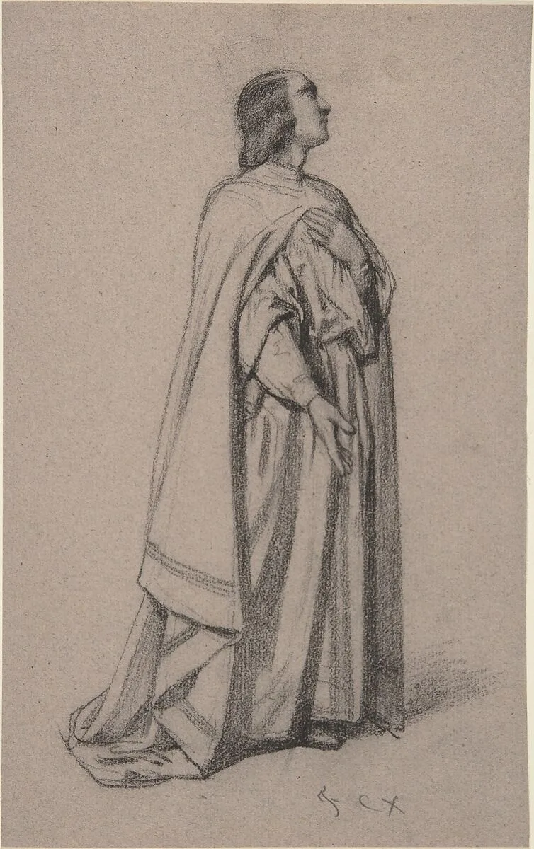 Standing Figure of a Robed Man — François-Claudius Compte-Calix