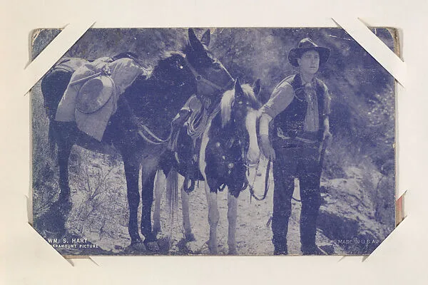 Wm. S. Hart from Western Stars or Scenes Exhibit Cards series (W412) — Unknown