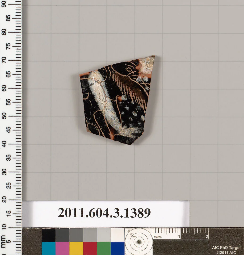 Terracotta fragment of a skyphos (deep drinking cup) — Unknown