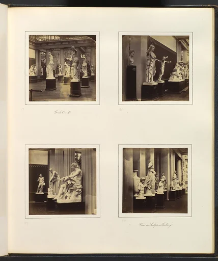 [Greek Court; Statue of Minerva; Ludovisi Mars; Iris, Hecate, or Lucifera]