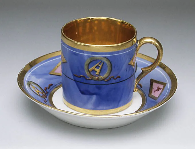 Cups and saucers (3) — Unknown