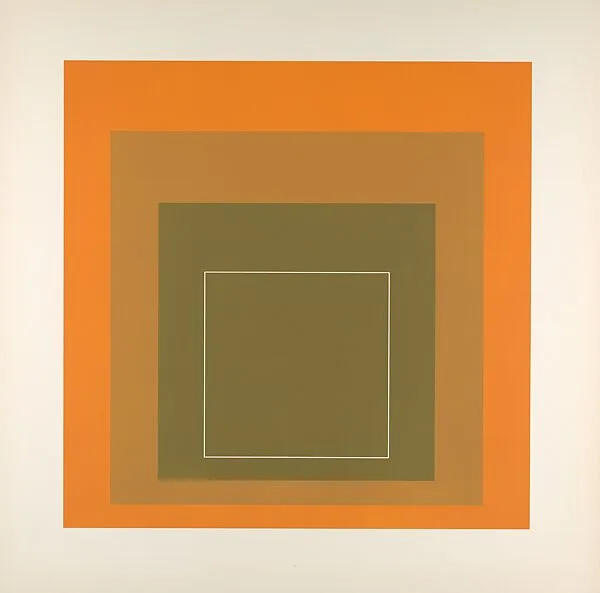 Proof for White Line Square series — Josef Albers|Gemini G.E.L.|Kenneth E. Tyler