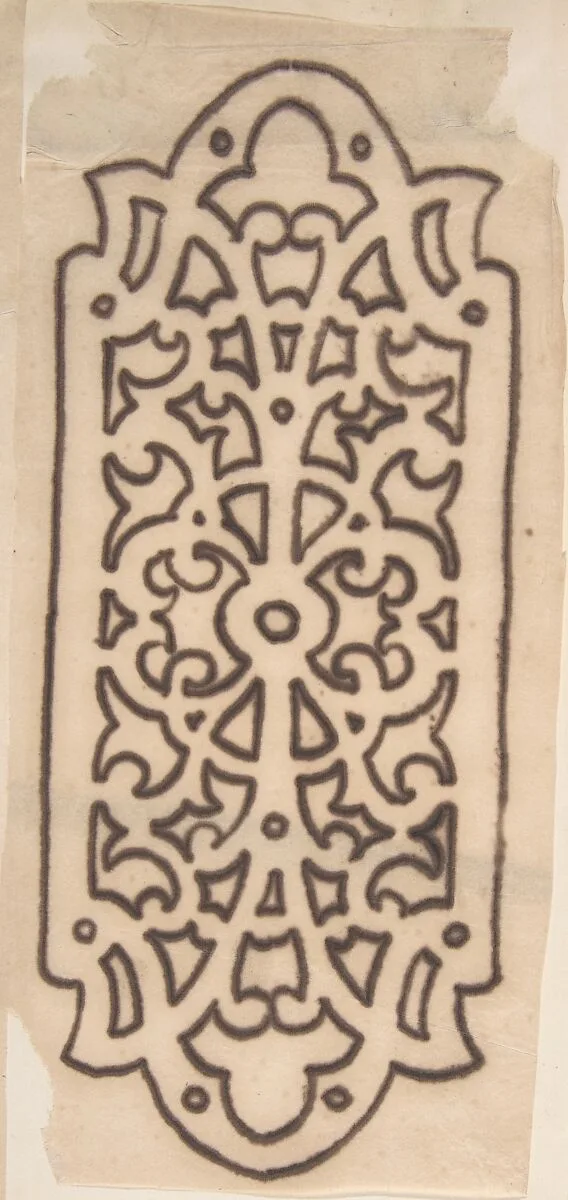 Ornamented Metal Doorplate — Anonymous, British, 19th century