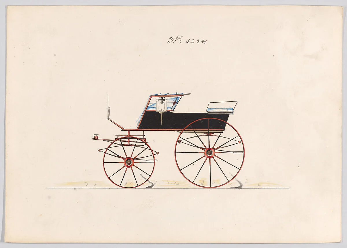 Design for T-Cart, no. 3264 — Brewster & Co.