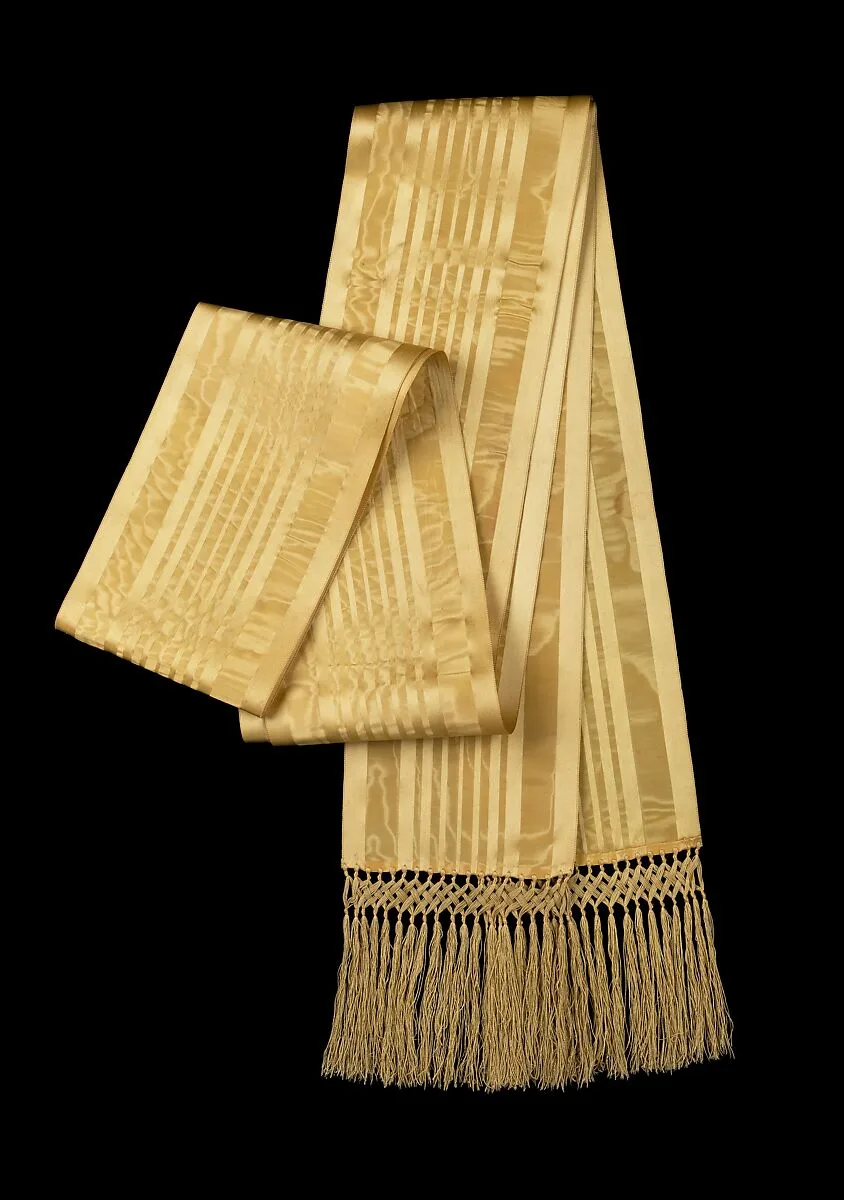 Evening sash — Unknown