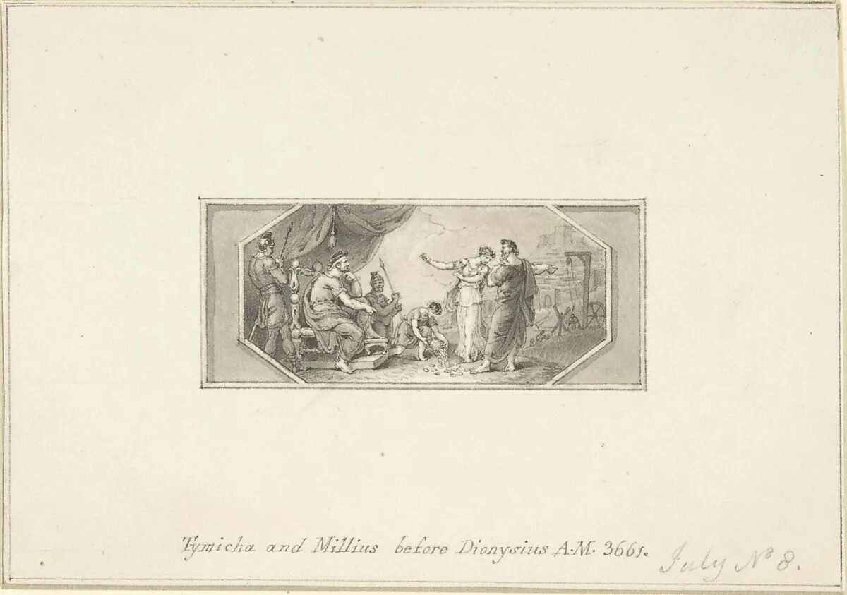 Tymicha and Millius before Dionysius — Edward Francis Burney