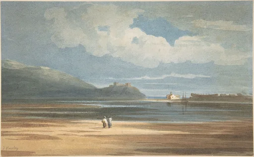 Harlech Castle across the Traeth Mawr