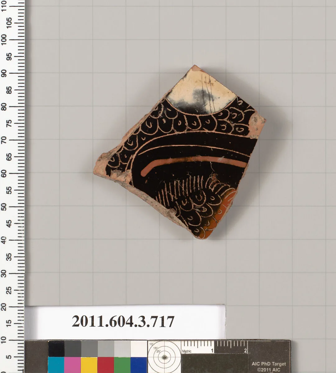 Terracotta fragment of a hydria (water jar) — Unknown
