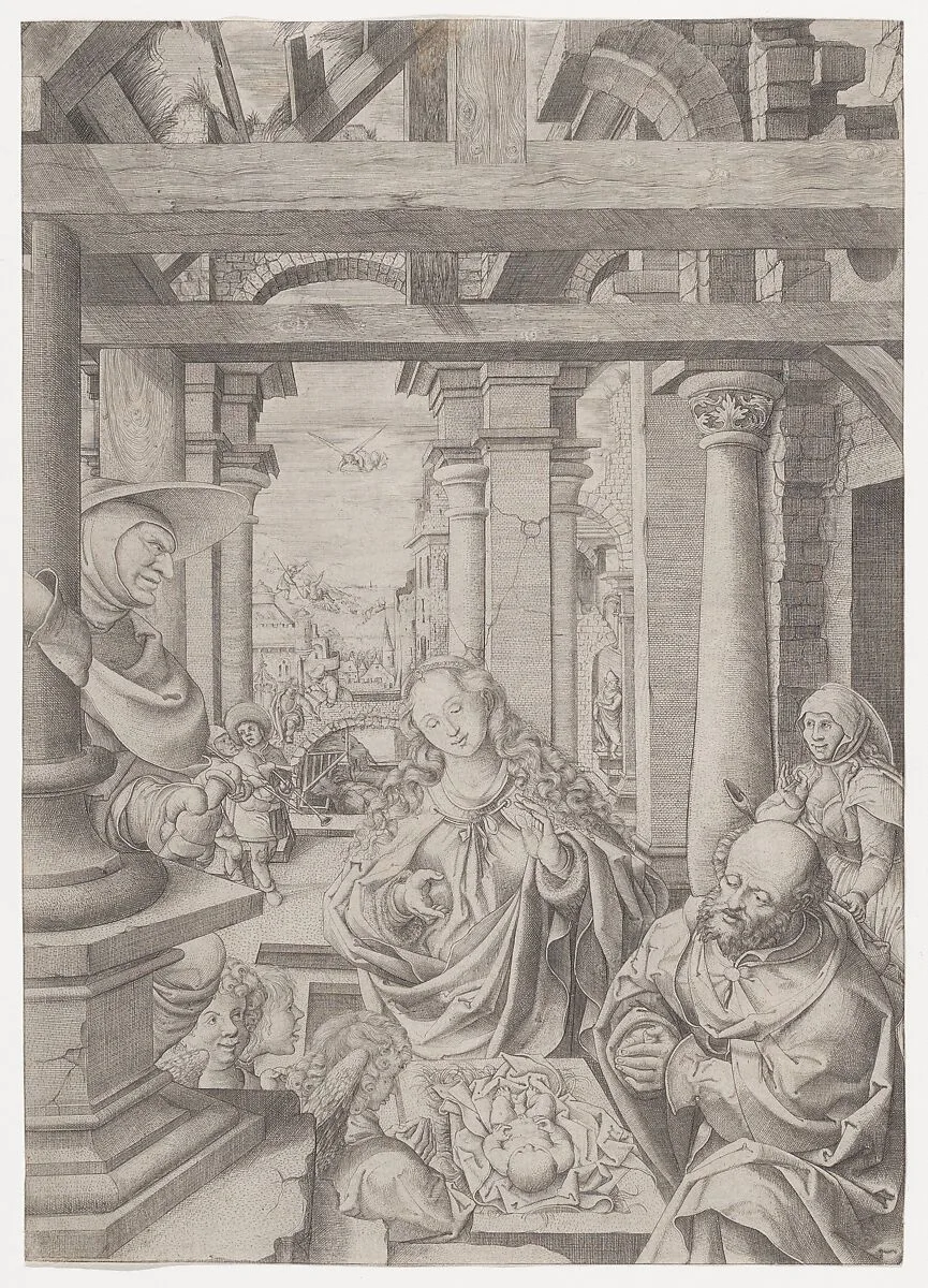 The Adoration of the Shepherds — Frans Crabbe van Espleghem