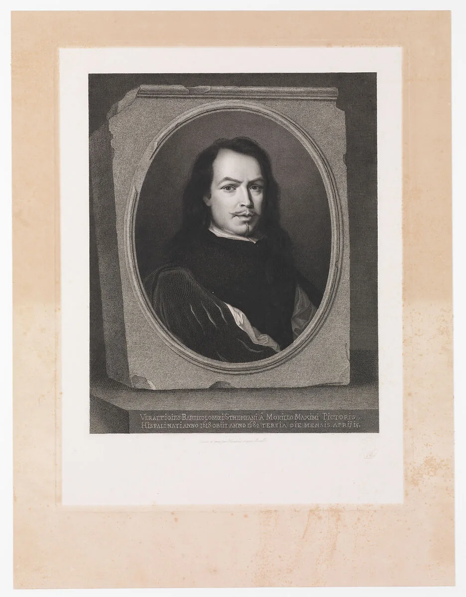Murillo, after a self portrait by the artist — Auguste Blanchard fils aîné|Henry Gache|Bartolomé Estebán Murillo|Bartolomé Estebán Murillo