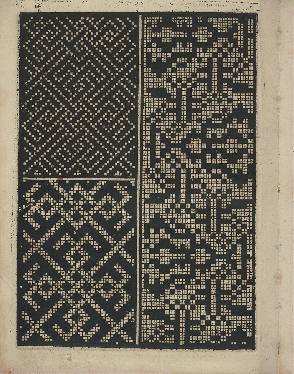 Libbretto nouellamete composto per maestro Domenico da Sera...lauorare di ogni sorte di punti, page 10 (verso) — Domenico da Sera