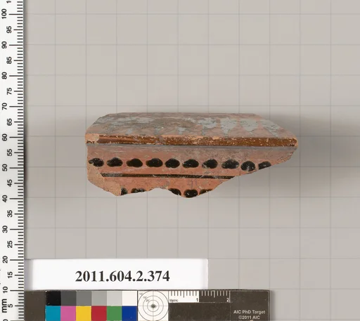 Terracotta fragment of a column-krater (bowl for mixing wine and water)
