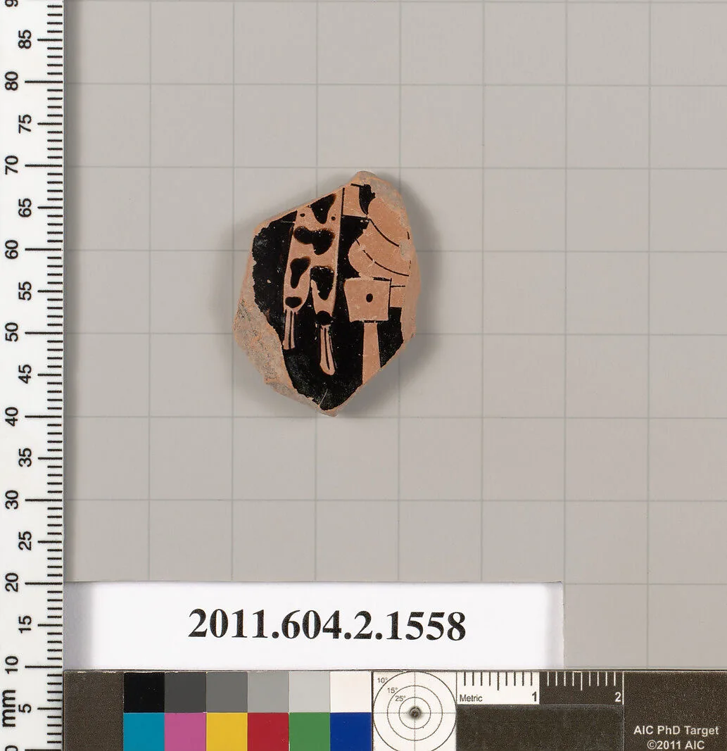 Terracotta fragment of a skyphos (deep drinking cup) — Unknown