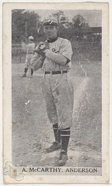 A. McCarthy, Anderson, from the Contentnea series (T209, Set 2) for the American Tobacco Company to promote Contentnea Cigarettes — American Tobacco Company
