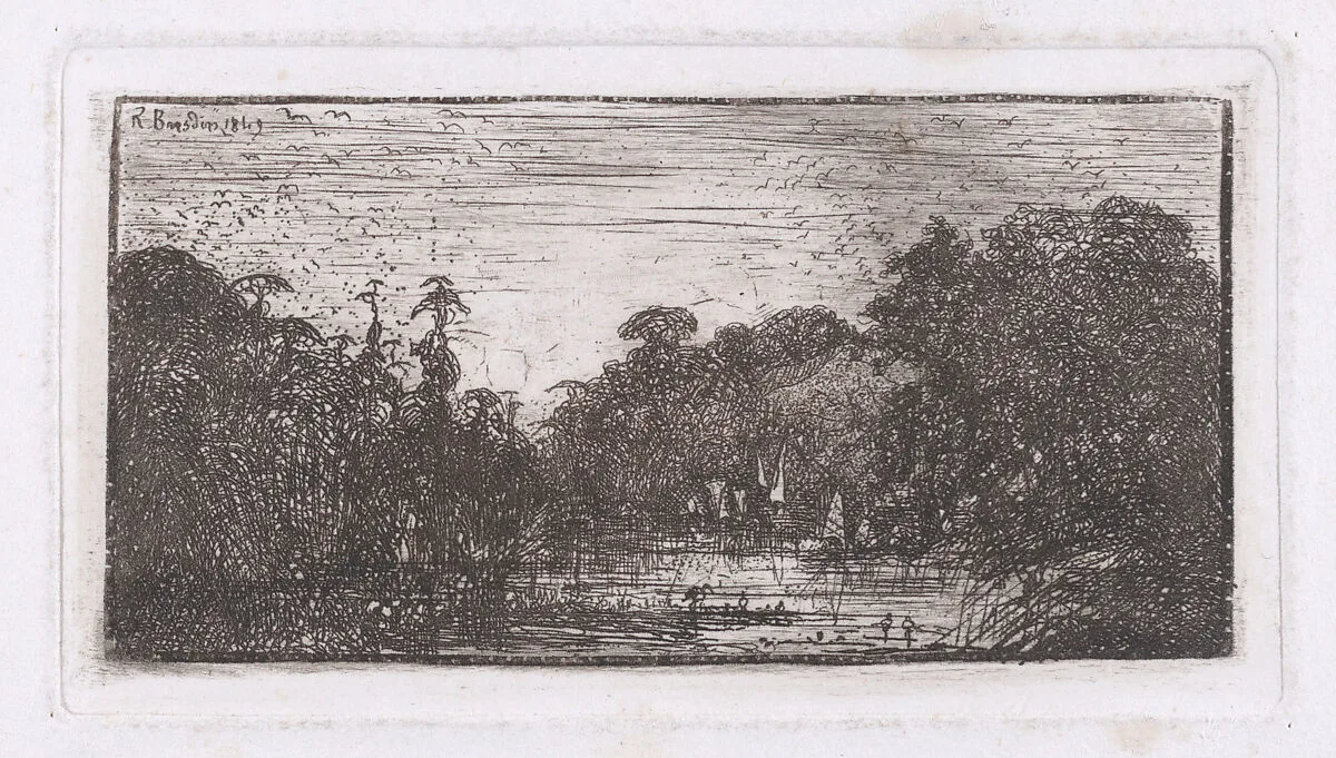 La Lac au Milieu de la Forêt (The Lake in the Middle of the Forest) — Rodolphe Bresdin