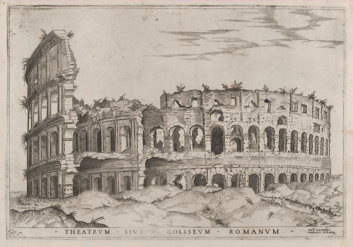 Speculum Romanae Magnificentiae: The Colosseum — Antonio Lafreri|Anonymous