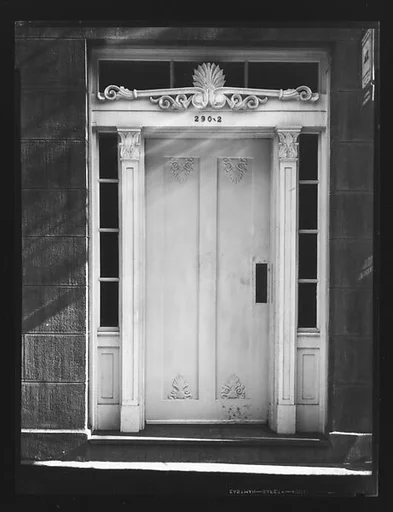 [Greek Revival Doorway, 290-2 Bank Street, New York City]