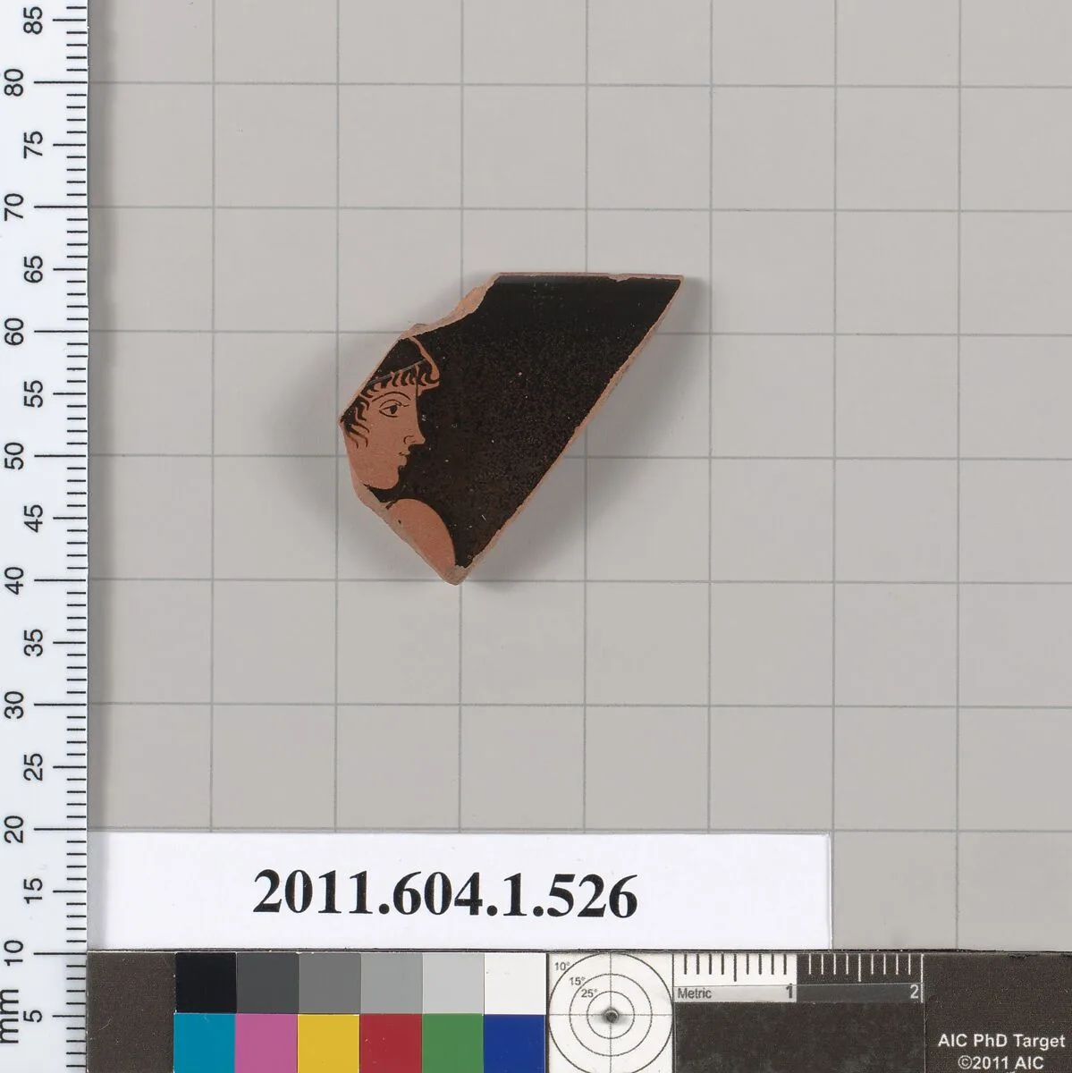 Terracotta rim fragment of a kylix (drinking cup) — Unknown